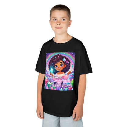 'I'm Just Here for Good Vibes and Pretty Rocks' Kids TShirt