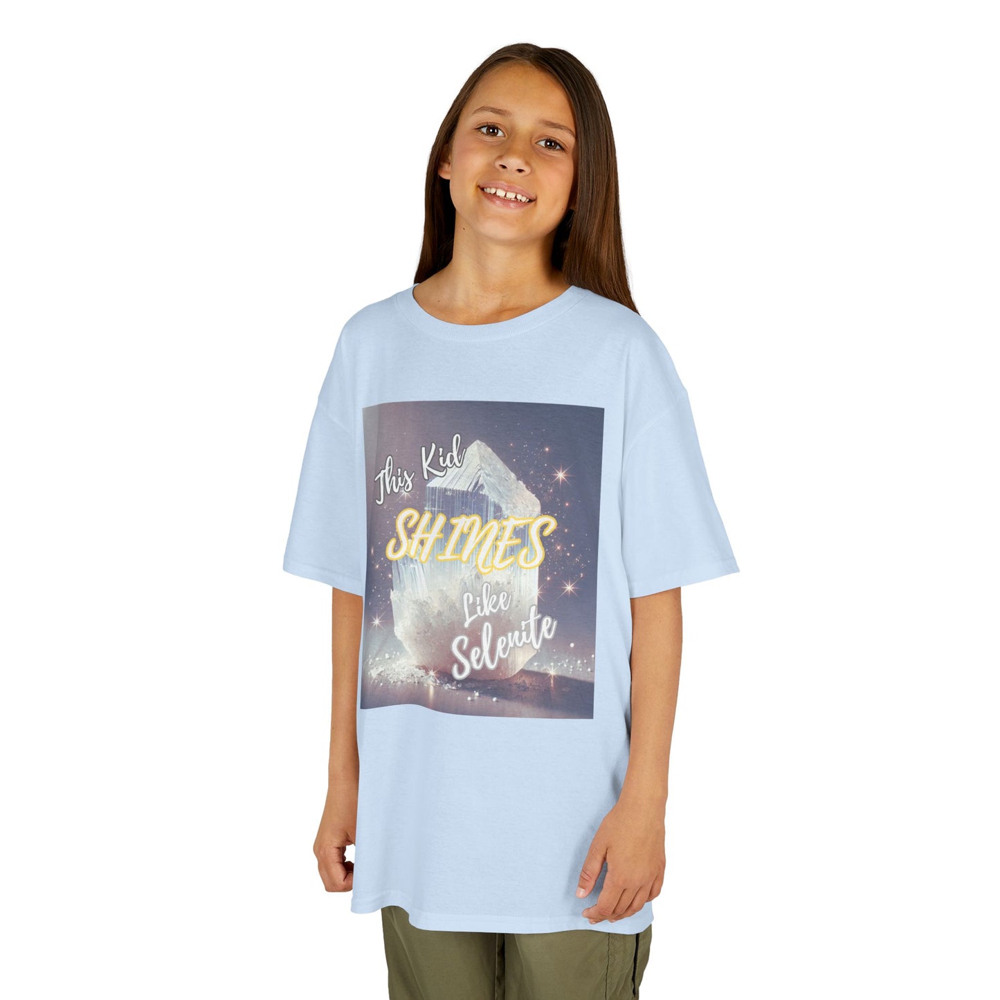 'This Kid Shines Like Selenite' Kids TShirt