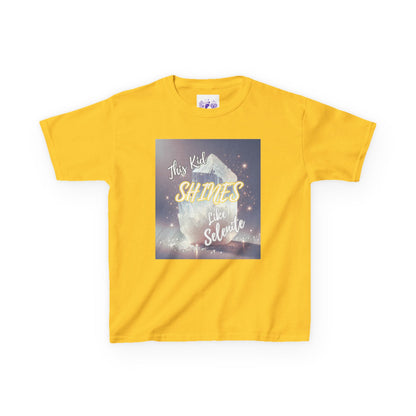 'This Kid Shines Like Selenite' Kids TShirt