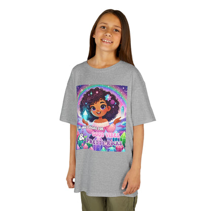 'I'm Just Here for Good Vibes and Pretty Rocks' Kids TShirt