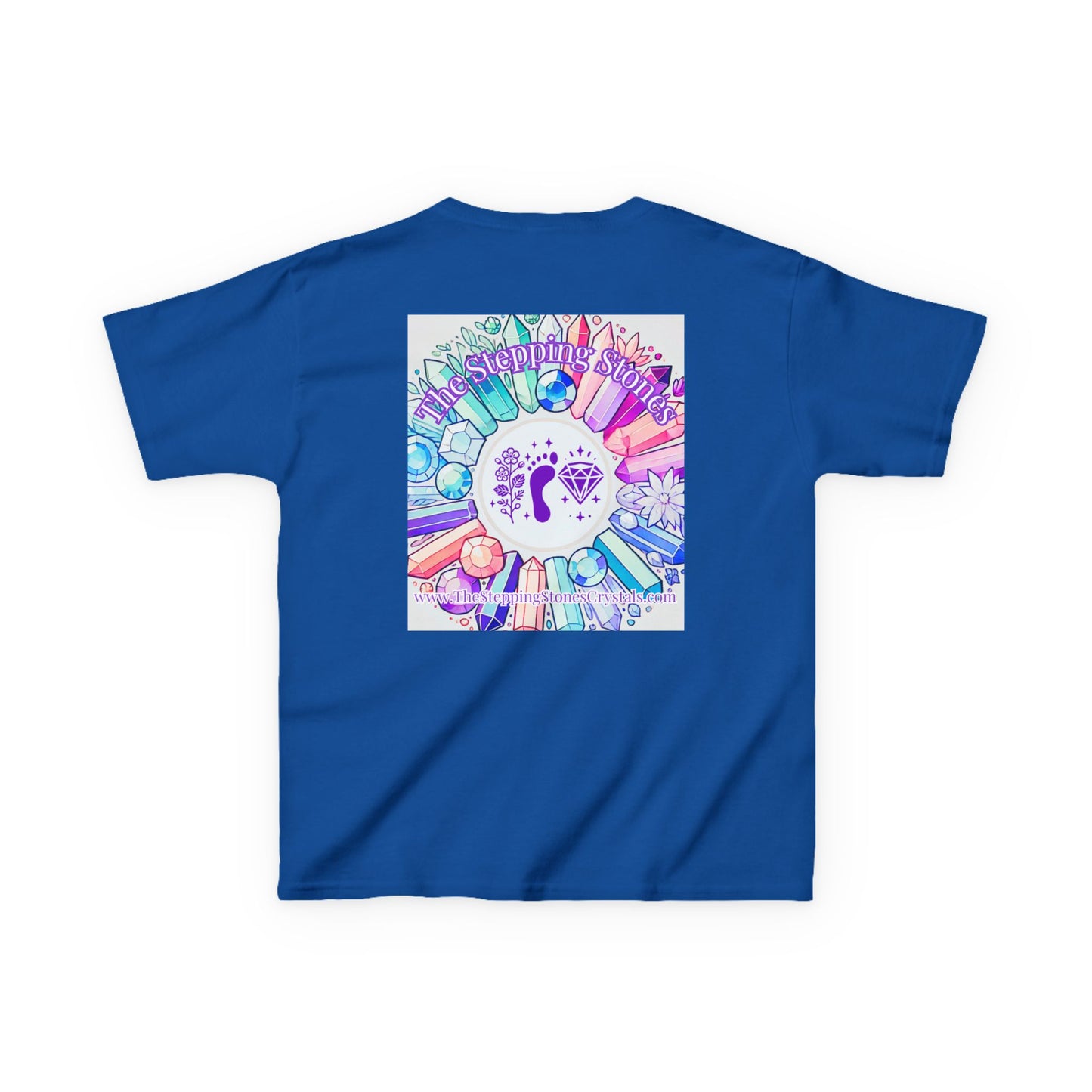 'Manifesting Snacks, Crystals, and Good Energy' Kids TShirt