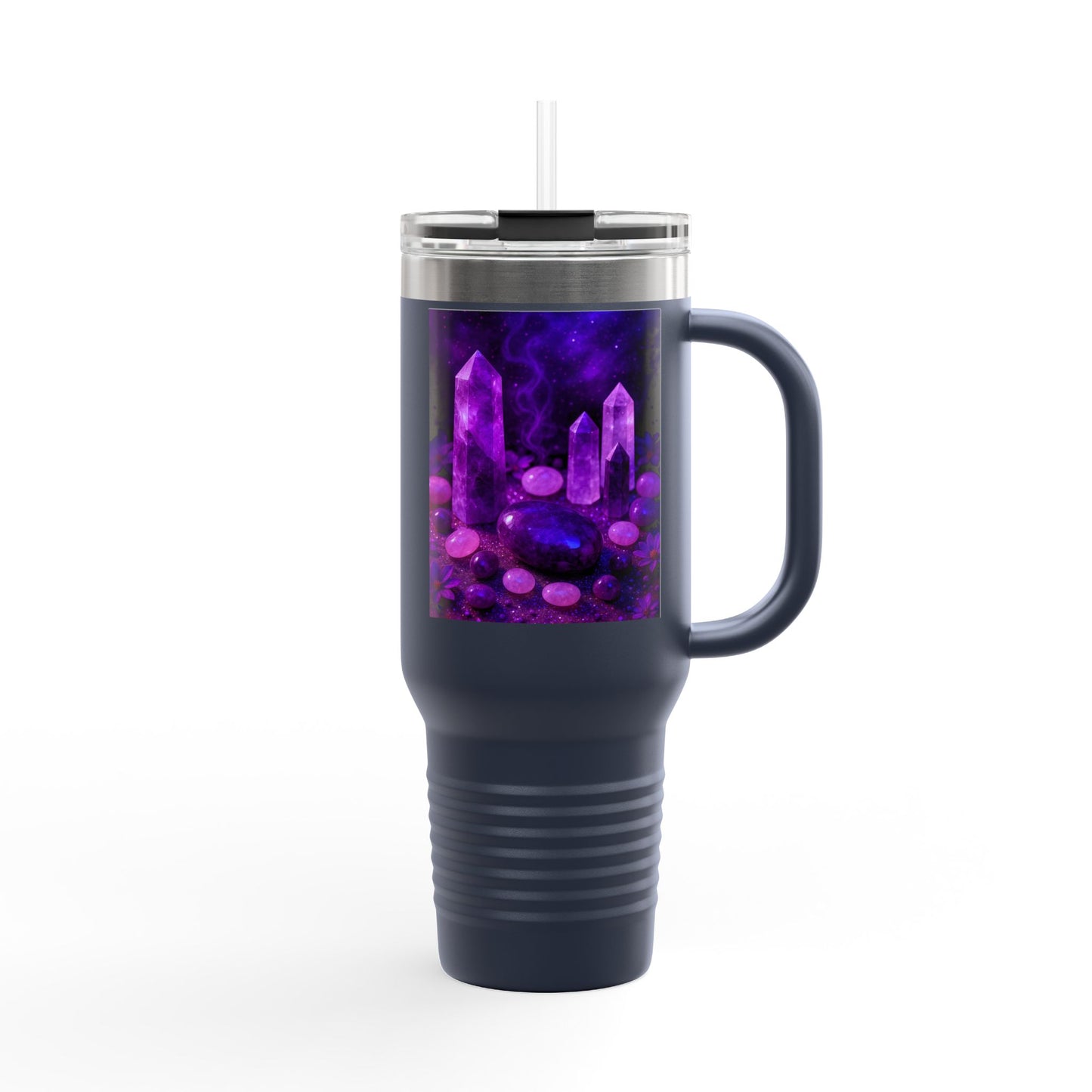 TSS Crystals Insulated Travel Mug - 40oz Crystal Design
