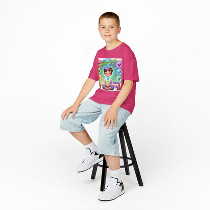 'Manifesting Snacks, Crystals, and Good Energy' Kids TShirt
