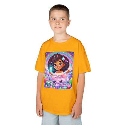 'I'm Just Here for Good Vibes and Pretty Rocks' Kids TShirt