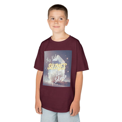 'This Kid Shines Like Selenite' Kids TShirt