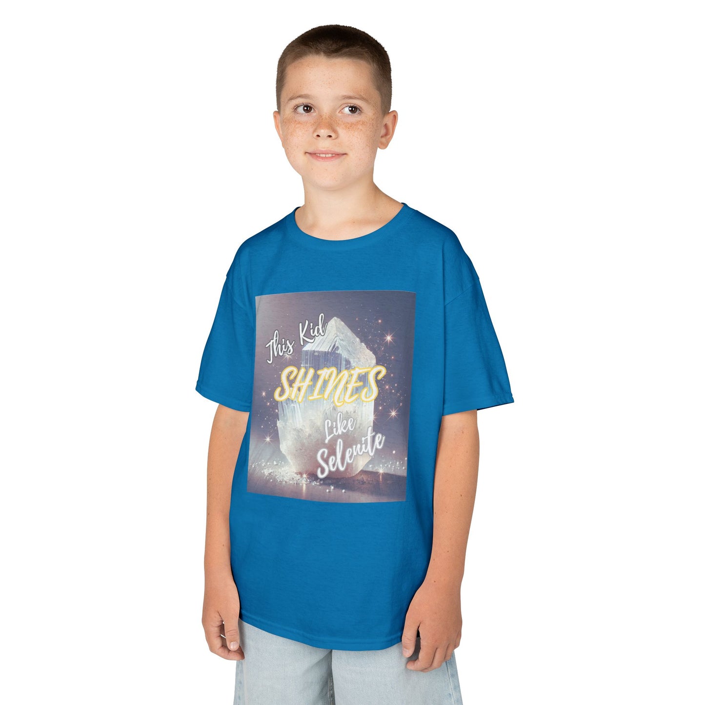 'This Kid Shines Like Selenite' Kids TShirt