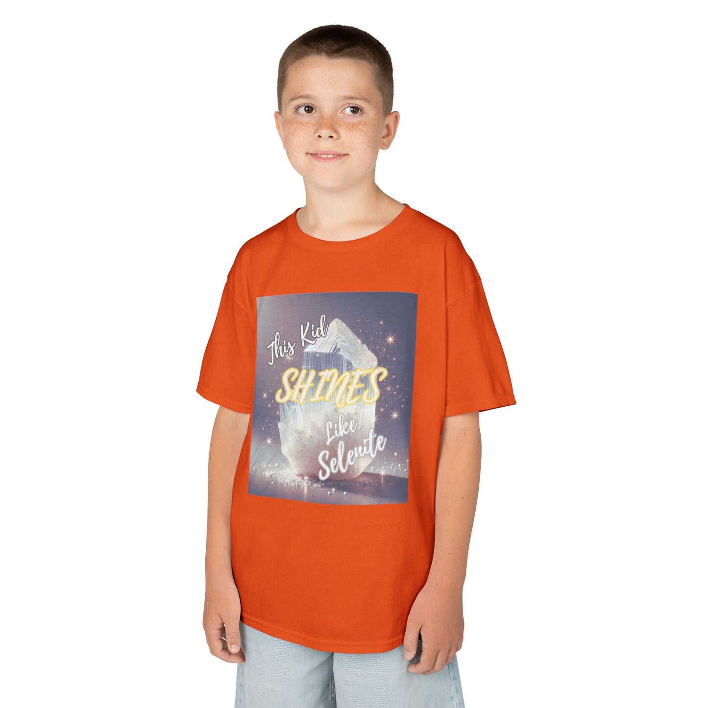 'This Kid Shines Like Selenite' Kids TShirt