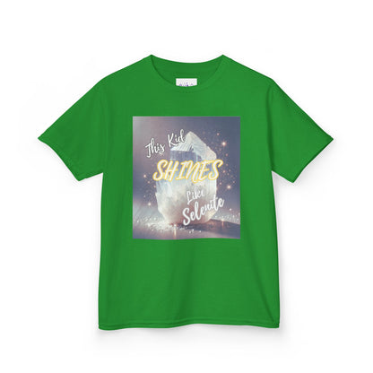 'This Kid Shines Like Selenite' Kids TShirt