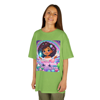 'I'm Just Here for Good Vibes and Pretty Rocks' Kids TShirt