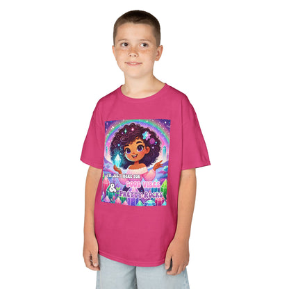 'I'm Just Here for Good Vibes and Pretty Rocks' Kids TShirt