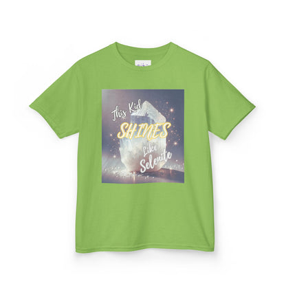 'This Kid Shines Like Selenite' Kids TShirt