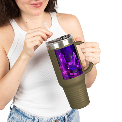 TSS Crystals Insulated Travel Mug - 40oz Crystal Design