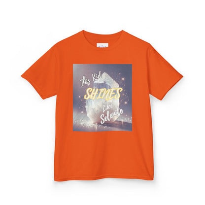 'This Kid Shines Like Selenite' Kids TShirt