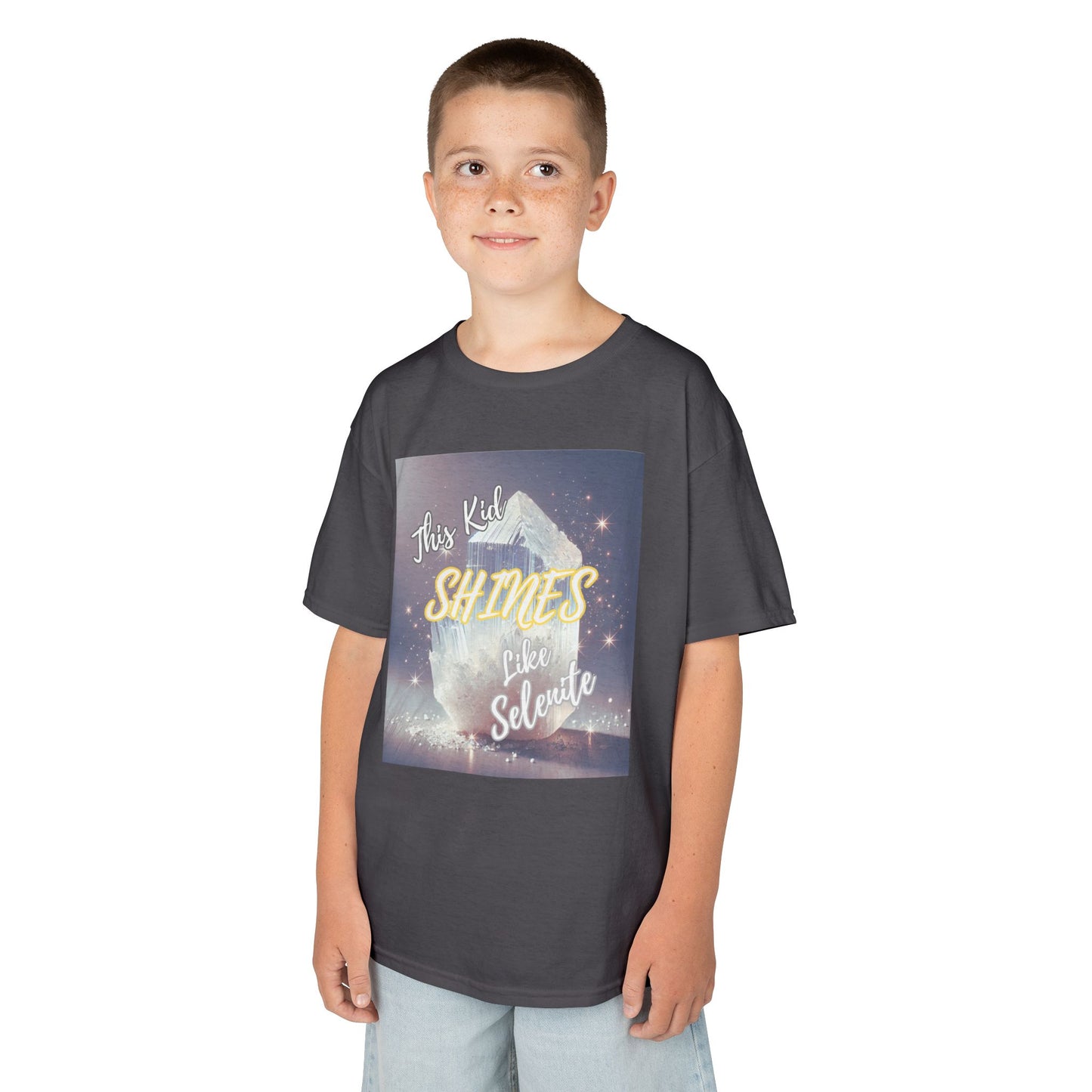 'This Kid Shines Like Selenite' Kids TShirt