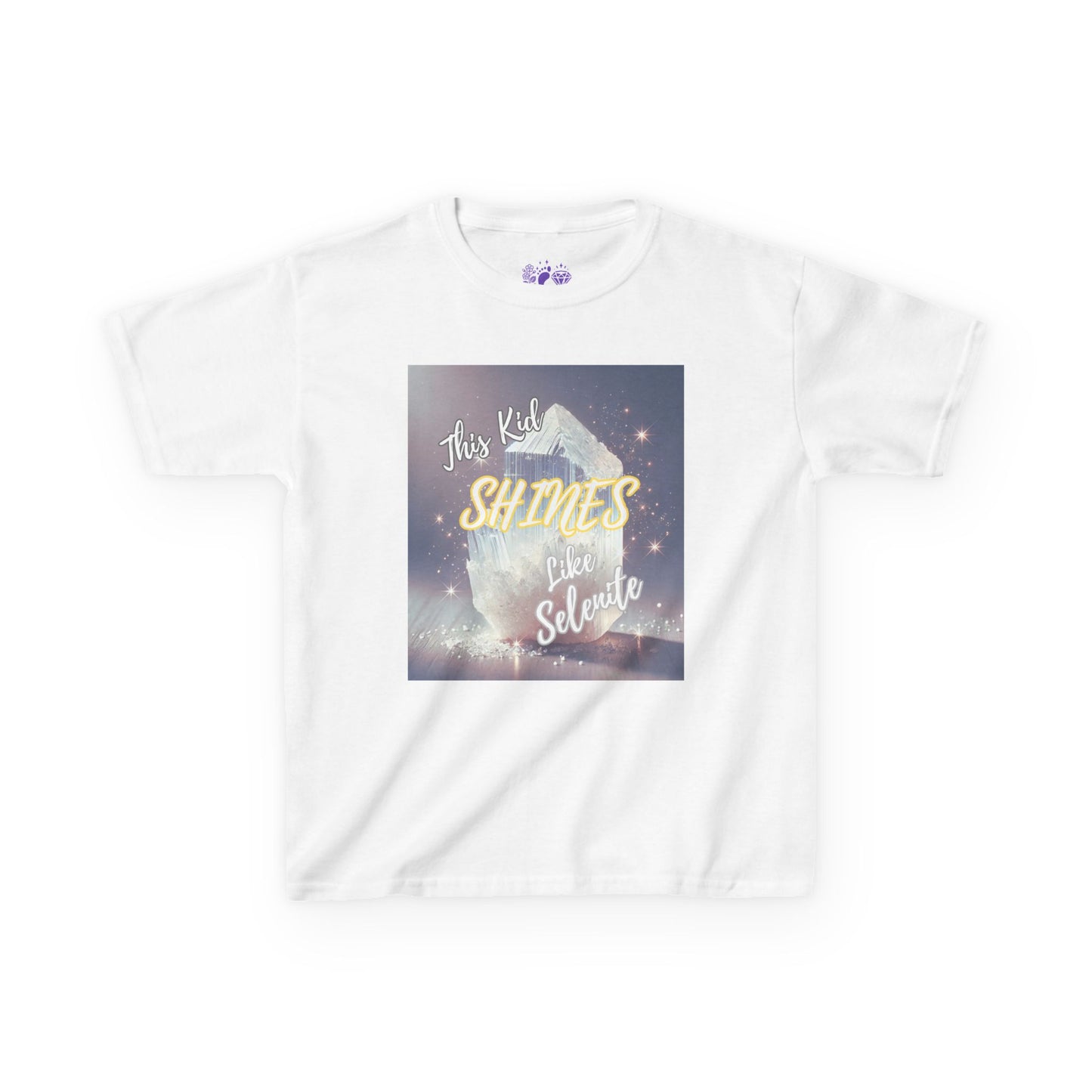 'This Kid Shines Like Selenite' Kids TShirt