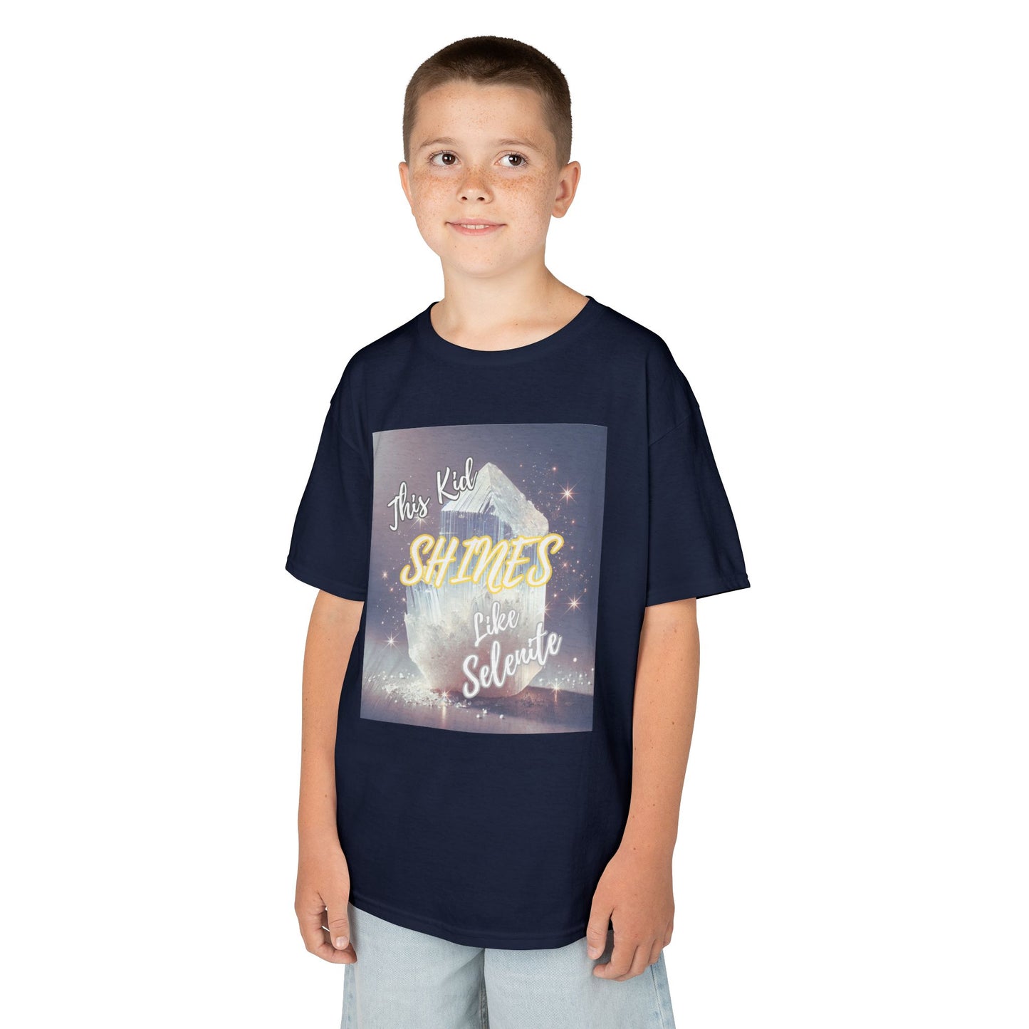 'This Kid Shines Like Selenite' Kids TShirt
