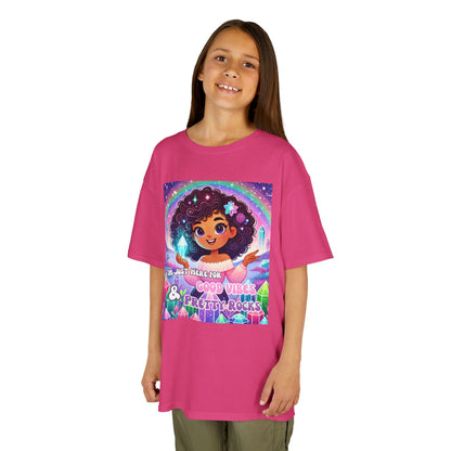 'I'm Just Here for Good Vibes and Pretty Rocks' Kids TShirt