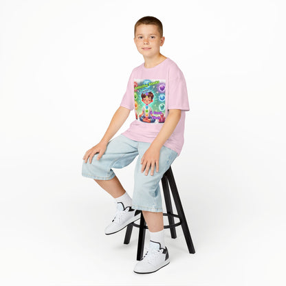 'Manifesting Snacks, Crystals, and Good Energy' Kids TShirt