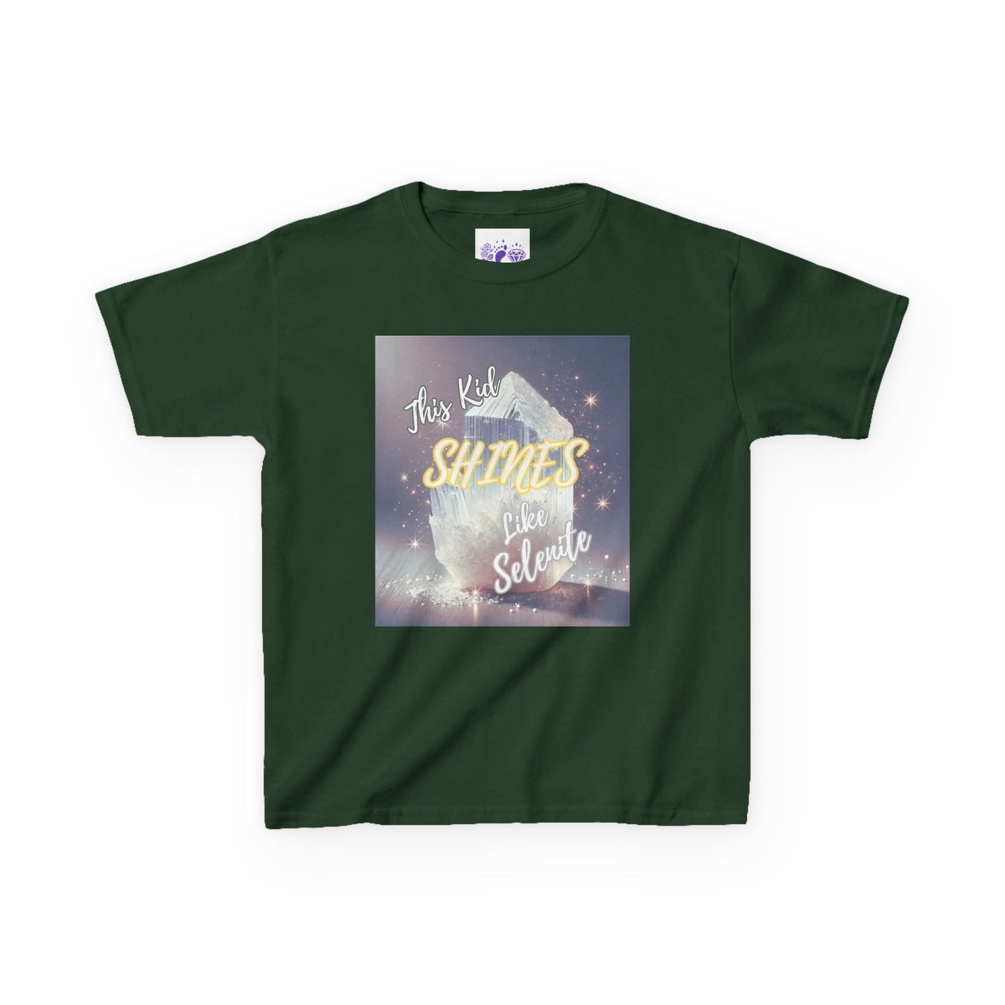'This Kid Shines Like Selenite' Kids TShirt