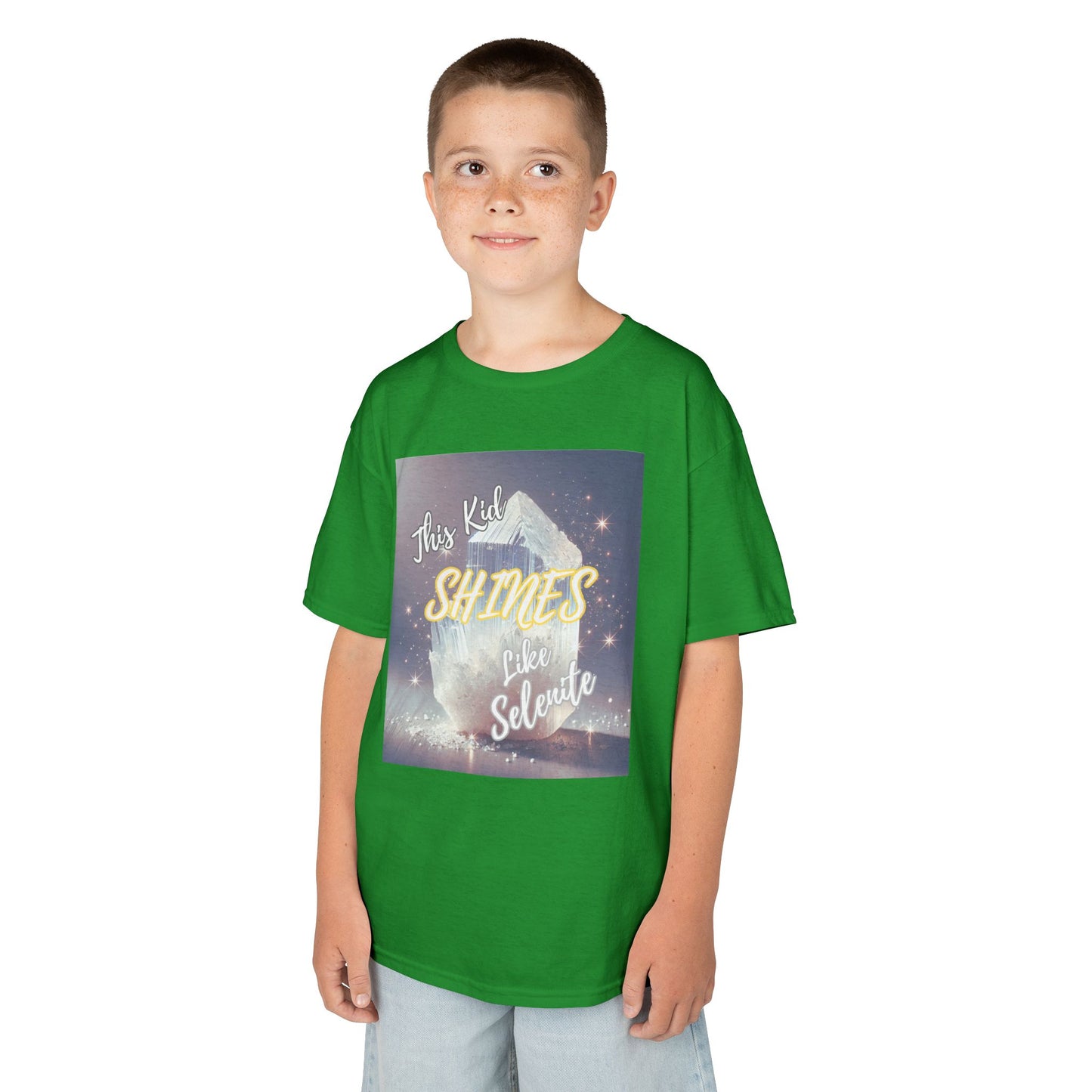 'This Kid Shines Like Selenite' Kids TShirt