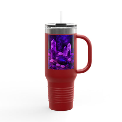 TSS Crystals Insulated Travel Mug - 40oz Crystal Design