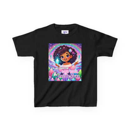 'I'm Just Here for Good Vibes and Pretty Rocks' Kids TShirt
