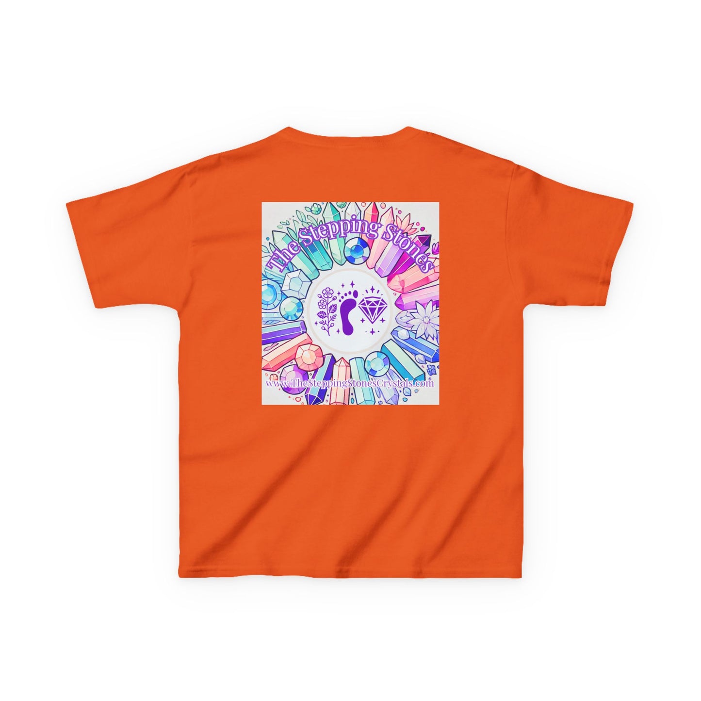 'Manifesting Snacks, Crystals, and Good Energy' Kids TShirt