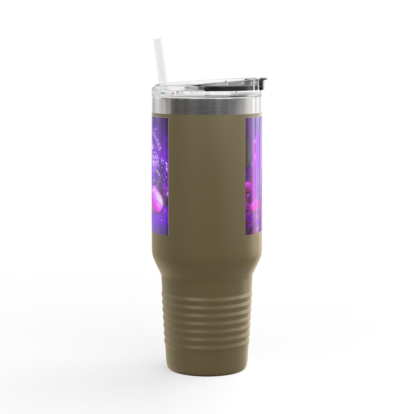 TSS Crystals Insulated Travel Mug - 40oz Crystal Design