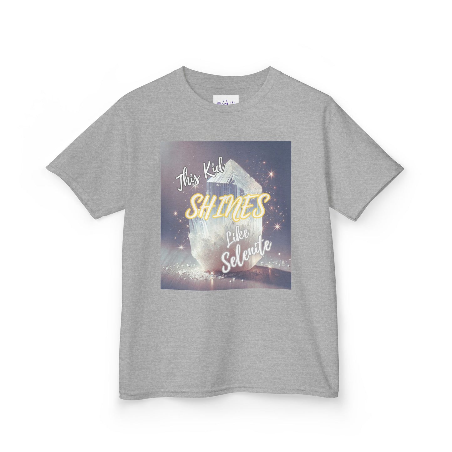 'This Kid Shines Like Selenite' Kids TShirt