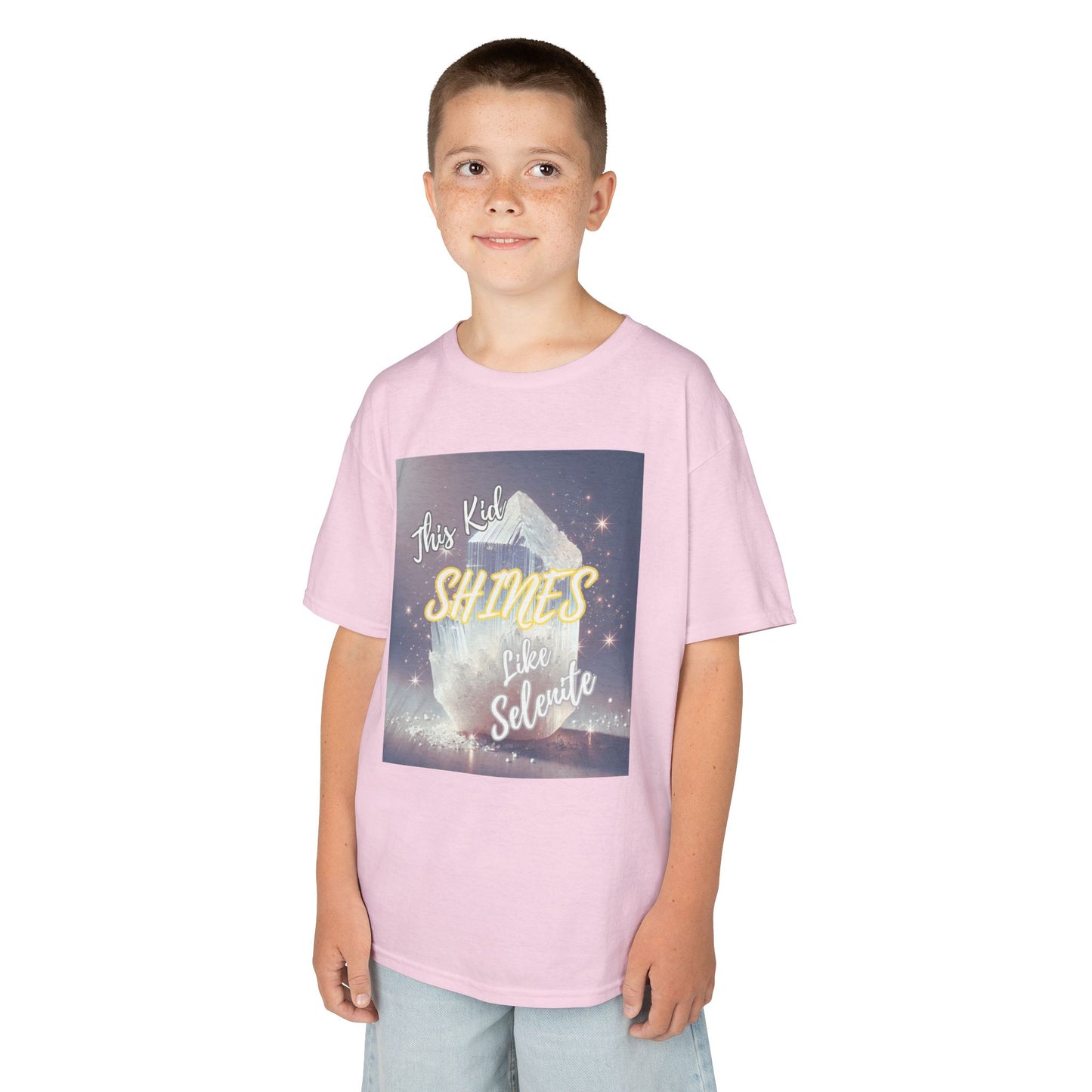 'This Kid Shines Like Selenite' Kids TShirt