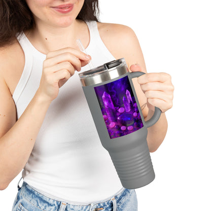 TSS Crystals Insulated Travel Mug - 40oz Crystal Design
