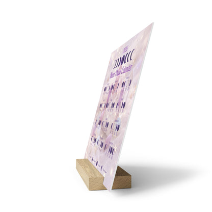 Moon Phases Calendar with Stand- 2026 Moon Calendar