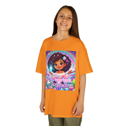 'I'm Just Here for Good Vibes and Pretty Rocks' Kids TShirt