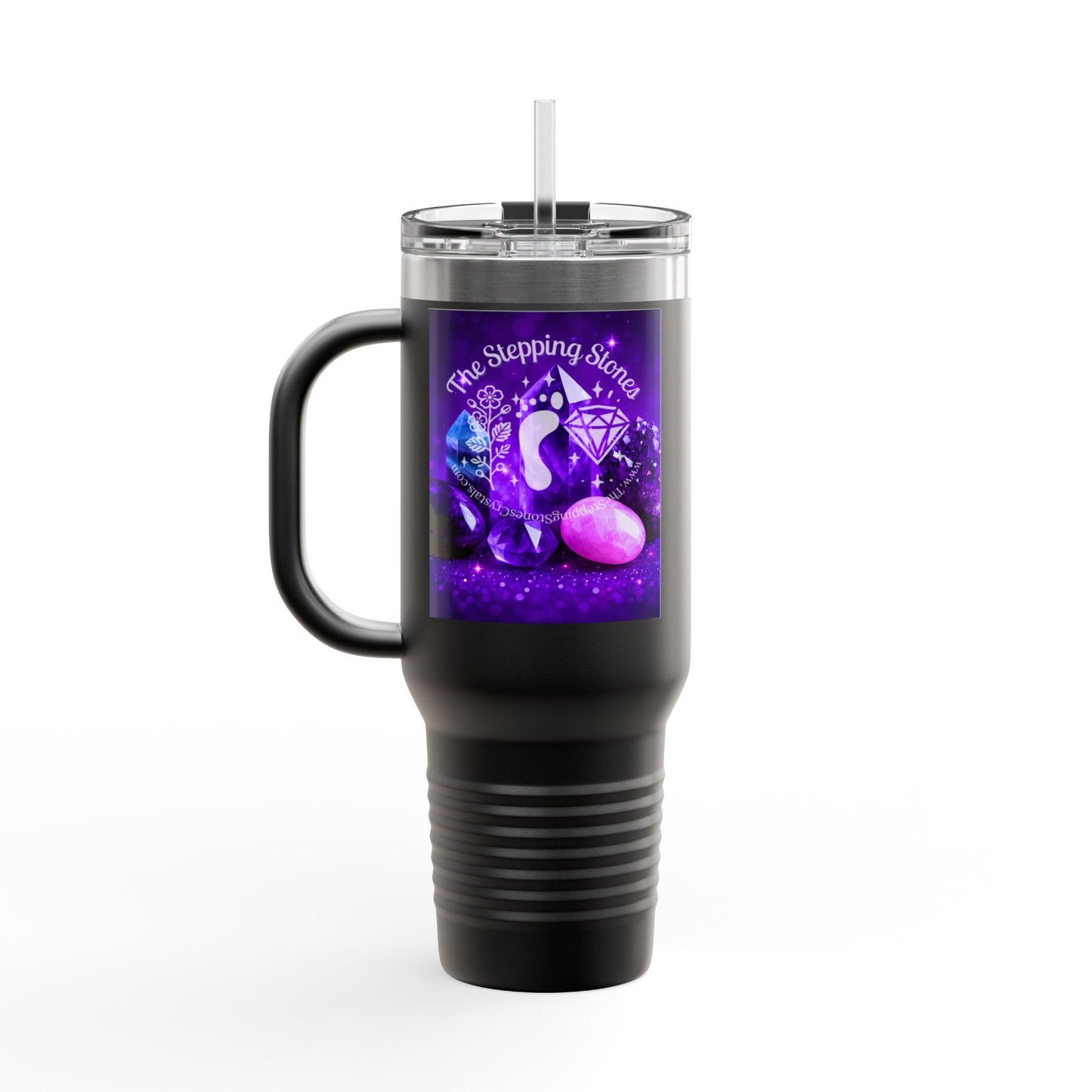 TSS Crystals Insulated Travel Mug - 40oz Crystal Design