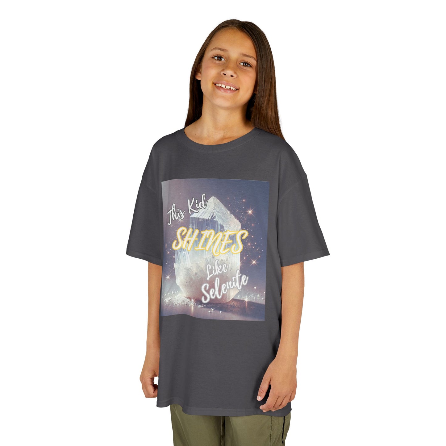 'This Kid Shines Like Selenite' Kids TShirt