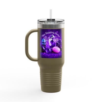 TSS Crystals Insulated Travel Mug - 40oz Crystal Design
