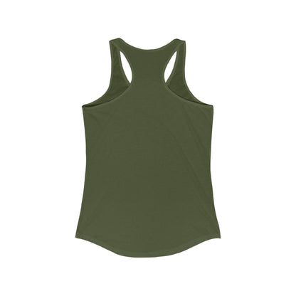 Crystal Curious Women's Racerback Tank Top - Positive Vibes Tee