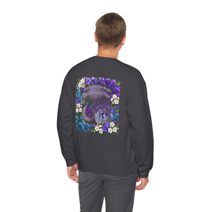 Inspirational Hawthorne Crystal Crew Neck Sweatshirt — Logo Design