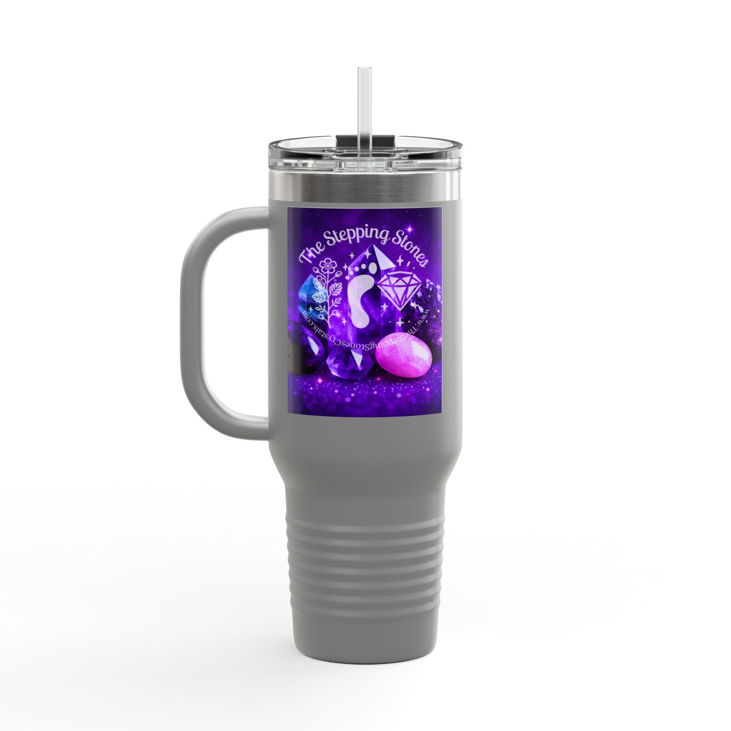 TSS Crystals Insulated Travel Mug - 40oz Crystal Design