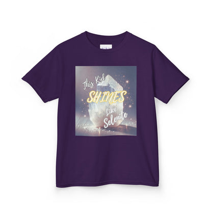 'This Kid Shines Like Selenite' Kids TShirt