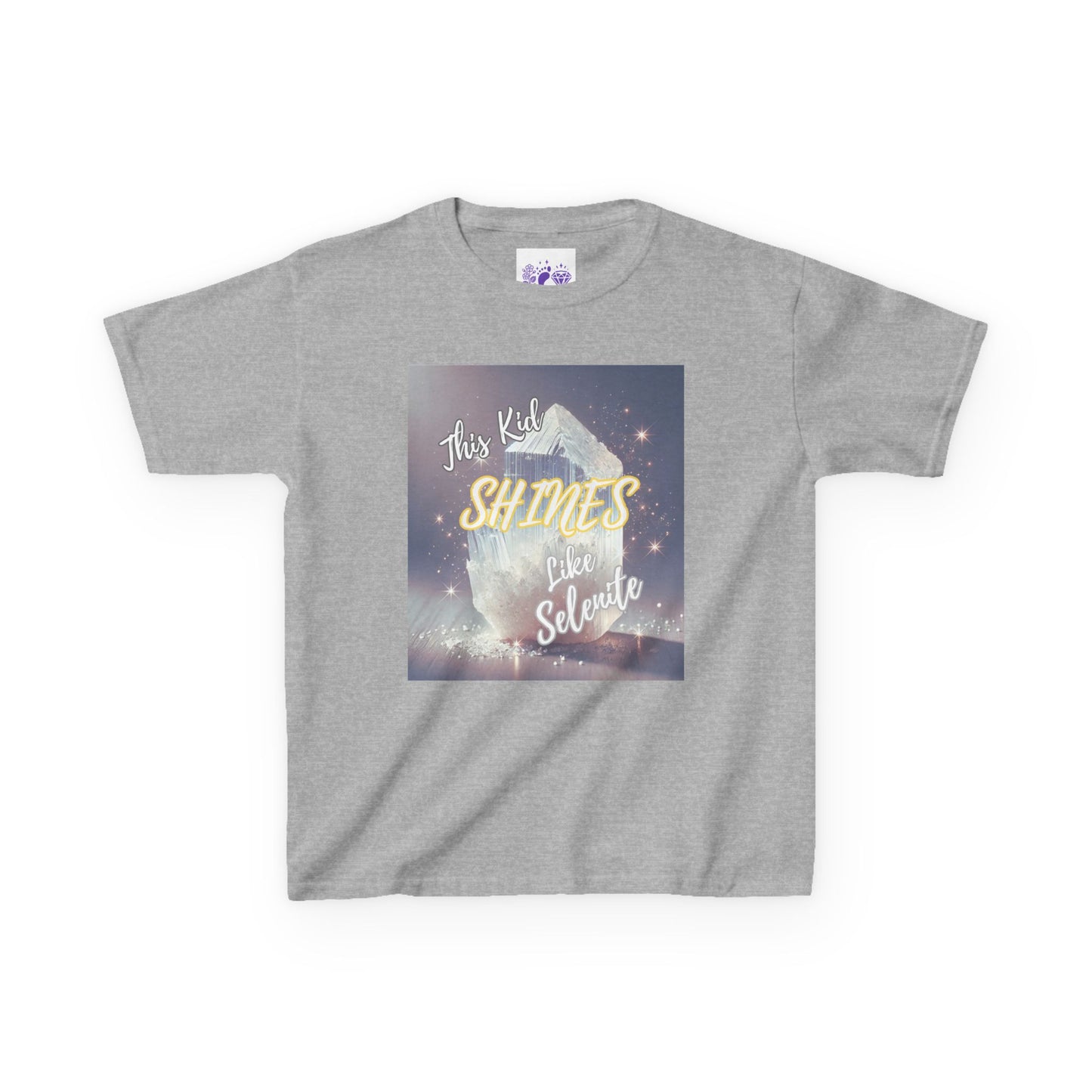 'This Kid Shines Like Selenite' Kids TShirt