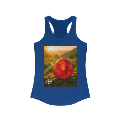Carnelian Crush Women's Racerback Tank Top - Positive Vibes Tee