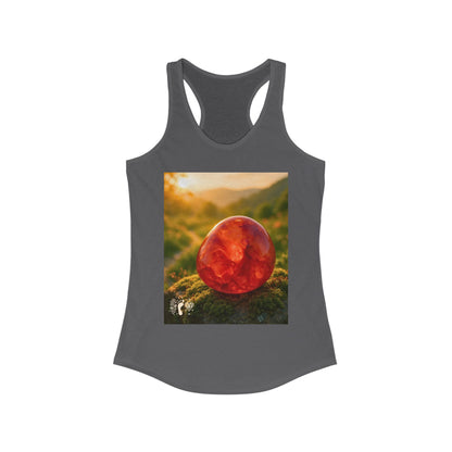 Carnelian Crush Women's Racerback Tank Top - Positive Vibes Tee
