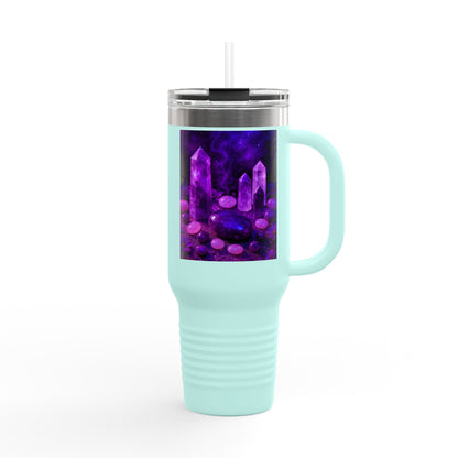 TSS Crystals Insulated Travel Mug - 40oz Crystal Design