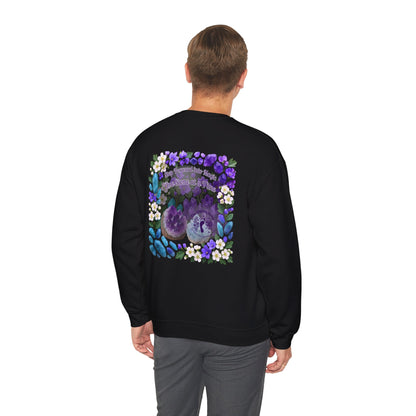 Inspirational Hawthorne Crystal Crew Neck Sweatshirt — Logo Design