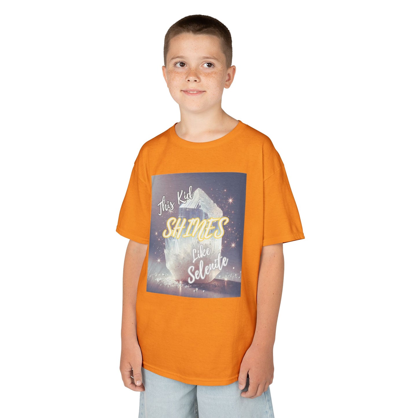 'This Kid Shines Like Selenite' Kids TShirt