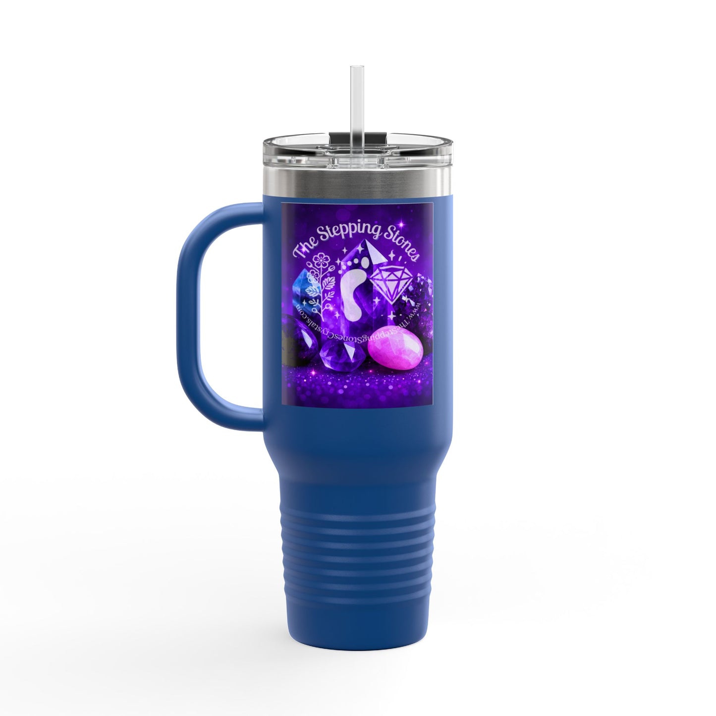 TSS Crystals Insulated Travel Mug - 40oz Crystal Design