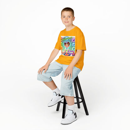 'Manifesting Snacks, Crystals, and Good Energy' Kids TShirt