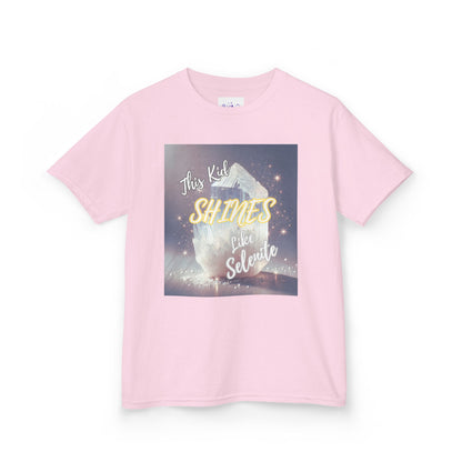 'This Kid Shines Like Selenite' Kids TShirt