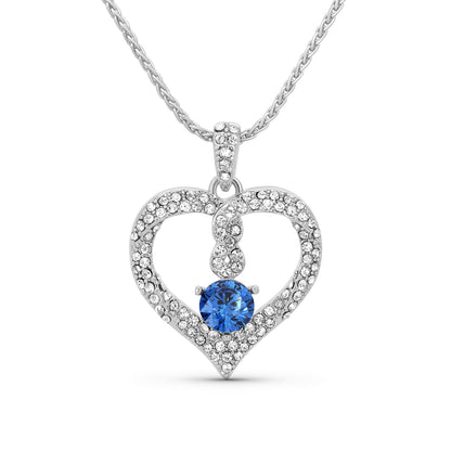 TRYNDI Infinity Birthstone Necklace
